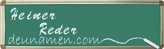 Heiner Reder Visitenkarte